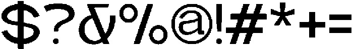 Quantro Sans Medium otf (500) Font OTHER CHARS