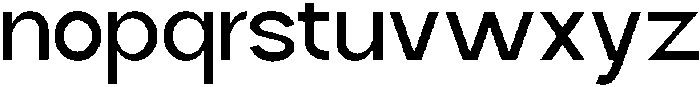 Quantro Sans Medium otf (500) Font LOWERCASE
