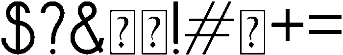 Quantum Bold otf (700) Font OTHER CHARS