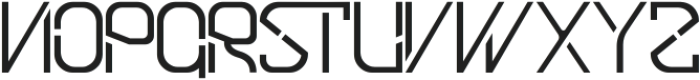 Quantum Futuristic otf (400) Font UPPERCASE