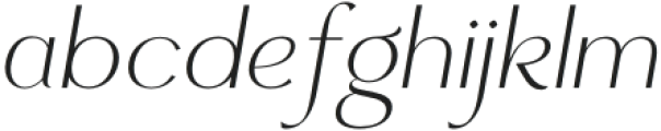 Quantum Mystique Extra Light Italic otf (200) Font LOWERCASE