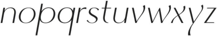 Quantum Mystique Extra Light Italic otf (200) Font LOWERCASE