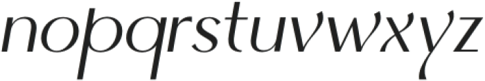 Quantum Mystique Italic otf (400) Font LOWERCASE