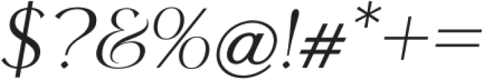 Quantum Mystique Light Italic otf (300) Font OTHER CHARS