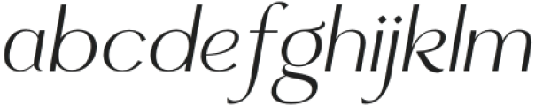 Quantum Mystique Light Italic otf (300) Font LOWERCASE