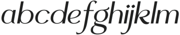 Quantum Mystique Medium Italic otf (500) Font LOWERCASE