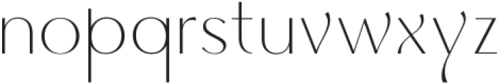 Quantum Mystique Thin otf (100) Font LOWERCASE