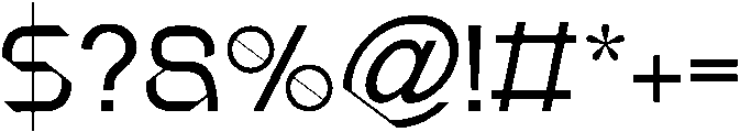 Quantum Regular otf (400) Font OTHER CHARS