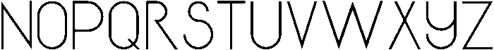 Quantum Regular otf (400) Font UPPERCASE