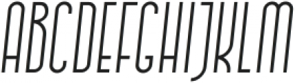 Quarpa Light Italic ttf (300) Font UPPERCASE