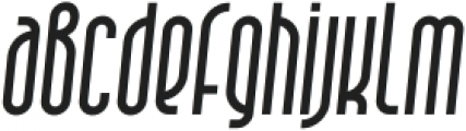 Quarpa Semi Bold Italic ttf (600) Font LOWERCASE