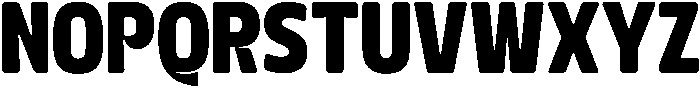 Quarty Regular otf (400) Font UPPERCASE
