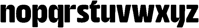 Quarty Regular otf (400) Font LOWERCASE