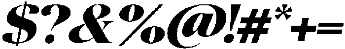 Quarty Serif Black Italic otf (900) Font OTHER CHARS