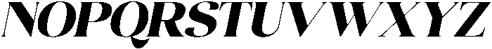 Quarty Serif Black Italic otf (900) Font UPPERCASE