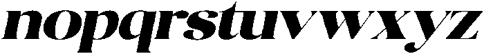 Quarty Serif Black Italic otf (900) Font LOWERCASE