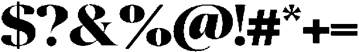 Quarty Serif Black otf (900) Font OTHER CHARS