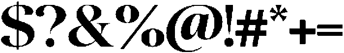 Quarty Serif Bold otf (700) Font OTHER CHARS