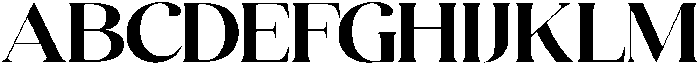 Quarty Serif Bold otf (700) Font UPPERCASE