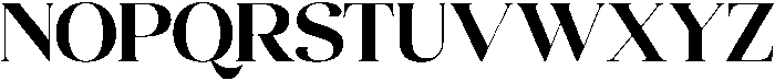 Quarty Serif Bold otf (700) Font UPPERCASE
