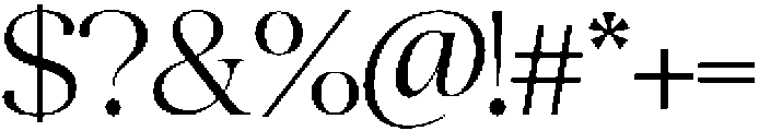 Quarty Serif Light otf (300) Font OTHER CHARS