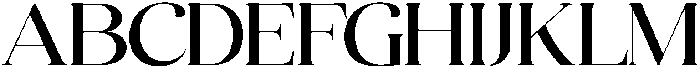 Quarty Serif Medium otf (500) Font UPPERCASE
