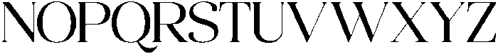 Quarty Serif Regular otf (400) Font UPPERCASE