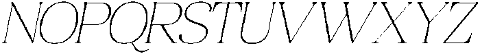 Quarty Serif Thin Italic otf (100) Font UPPERCASE