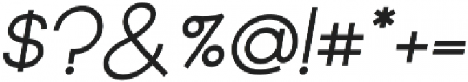 Quartz Grotesque Bold - Oblique otf (700) Font OTHER CHARS