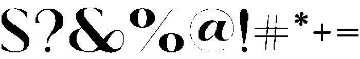 Quartz Regular otf (400) Font OTHER CHARS