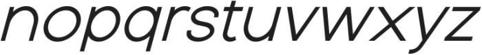 Quasar Bold Italic otf (700) Font LOWERCASE