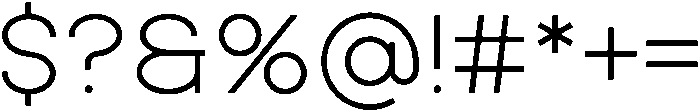 Quasar Regular otf (400) Font OTHER CHARS