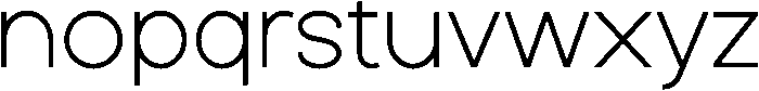 Quasar Regular otf (400) Font LOWERCASE
