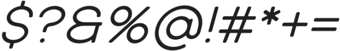 Quasar Soft Bold Italic otf (700) Font OTHER CHARS