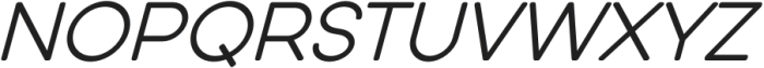 Quasar Soft Bold Italic otf (700) Font UPPERCASE
