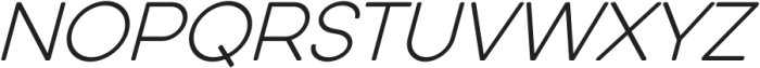 Quasar Soft Italic otf (400) Font UPPERCASE