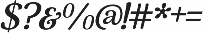 Quasia Italic otf (400) Font OTHER CHARS