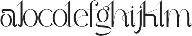 Quater Elegant Light otf (300) Font LOWERCASE