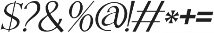 Quatgix Italic ttf (400) Font OTHER CHARS
