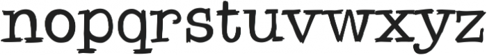 QuattroTempi Solid ttf (400) Font LOWERCASE