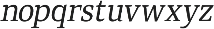 Qubeik Nue Light-Italic otf (300) Font LOWERCASE