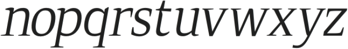 Qubeik Nue Thin-Italic otf (100) Font LOWERCASE