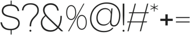 Qubic Grid Extralight otf (200) Font OTHER CHARS
