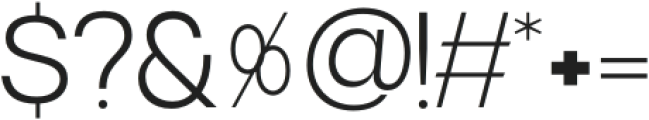 Qubic Grid Light otf (300) Font OTHER CHARS