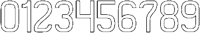 QueSera SERA-Hollow otf (400) Font OTHER CHARS