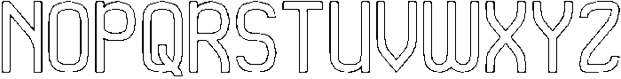 QueSera SERA-Hollow otf (400) Font UPPERCASE