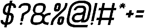 QueSera SERA Italic otf (400) Font OTHER CHARS