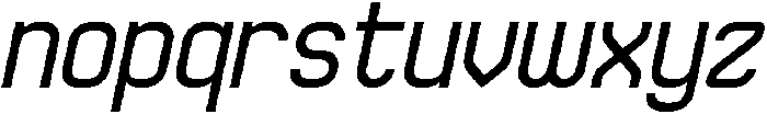 QueSera SERA Italic otf (400) Font LOWERCASE