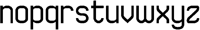 QueSera SERA otf (400) Font LOWERCASE