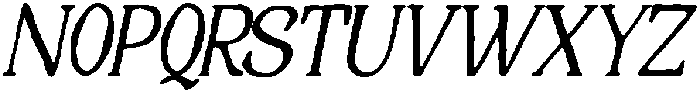 Quedami Italic otf (400) Font UPPERCASE